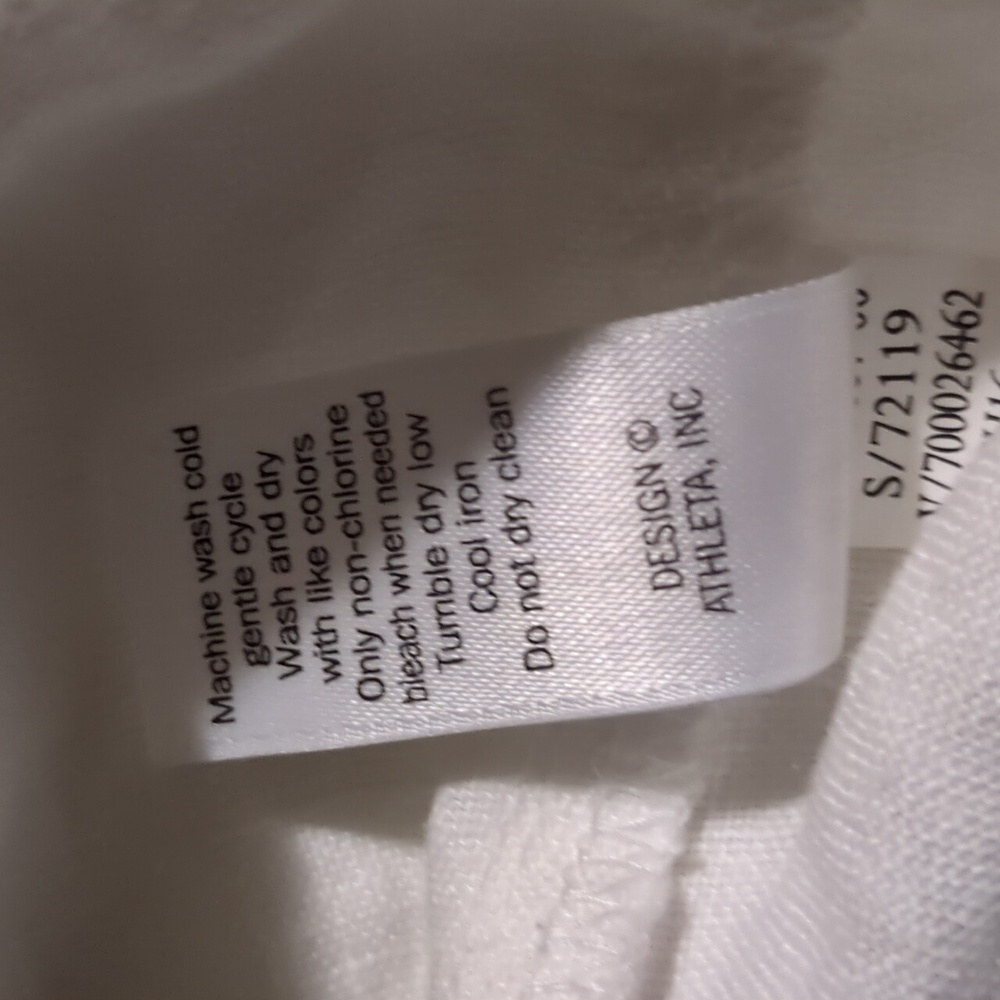 Athleta 100% Linen Pull On Ankle Length Pants - Picture 7 of 9